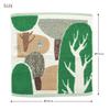 Kusunokibashi Monori Morita MiW Forest House Wash 34 X 35 Cm Towel, Green, A-65603-51-G,