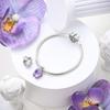 Purple Series Copper Designer Charms Pendants Fit Original Bracelet DIY Craft Beads For Women Making Gift Item