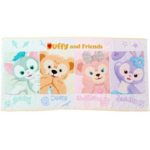 

Duffy & Friends Bath Towel - Duffy, ShellieMay, Gelatoni, StellaLou [Tokyo DisneySea Exclusive]