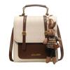Niche Design 2025 Retro Korean Women’s Fashion Backpack & Handbag