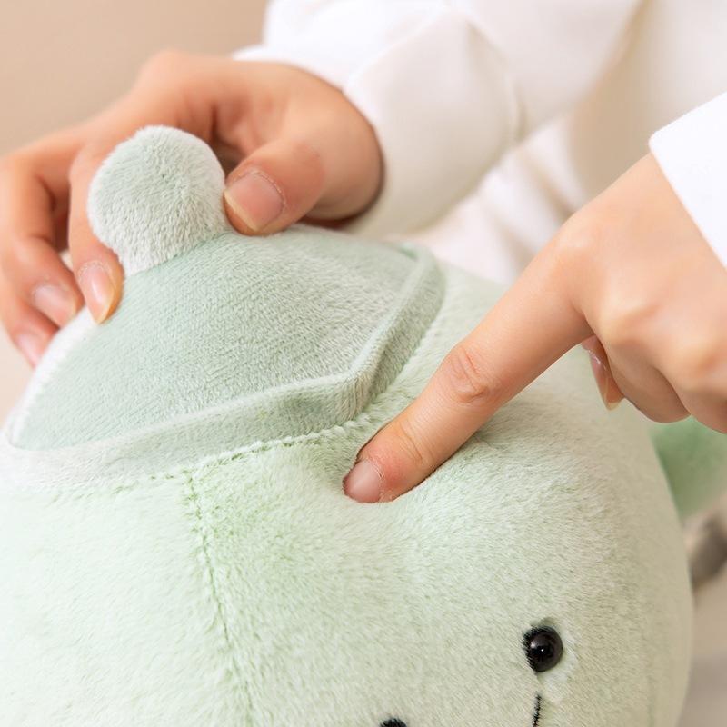 Cute Creative Fun Coffee Cup with A Walk Cup Teapot Plush Toy Pillow Doll Gift New Products