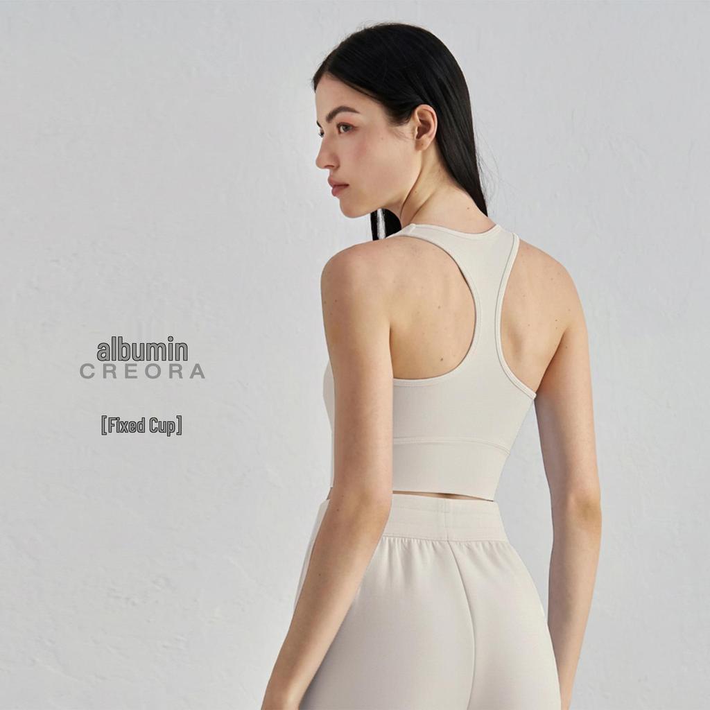 Women's Summer Slimming Racerback Yoga Bra with Chest Pads - Beautiful Back Design