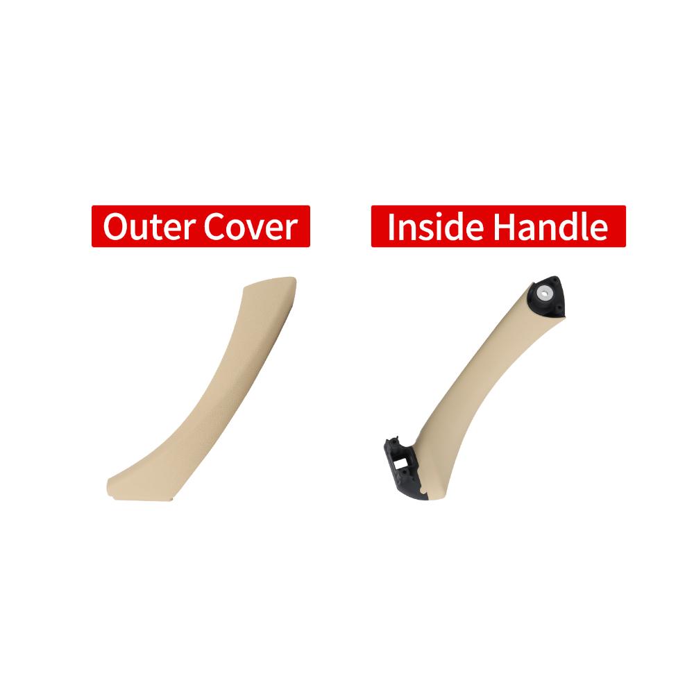 51417230849 Full Set Interior Door Handles for BMW 3Series E90 E91 318 320 325 328 330 335 Inner Doors Panel Handle Bar Pull
