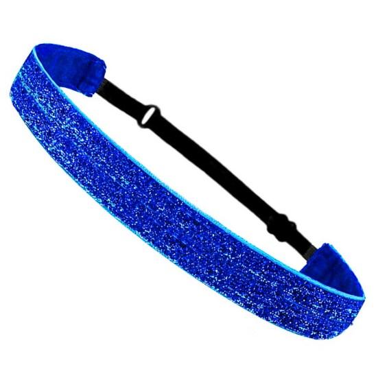 Fashion Kids Glitter Non Slip Stretch Hairband Sports Headband Hair Accessory