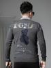 European Style Fake Two-Piece V-Neck Men's Long-Sleeve Sweater 2025 Autumn and Winter New Bear Print Pullover Knitwear