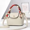 Bag for Women 2025 New Niche Fashion Scarf Handbag Versatile Soft Leather Shoulder Crossbody Bag Simple Style Small Square Bag