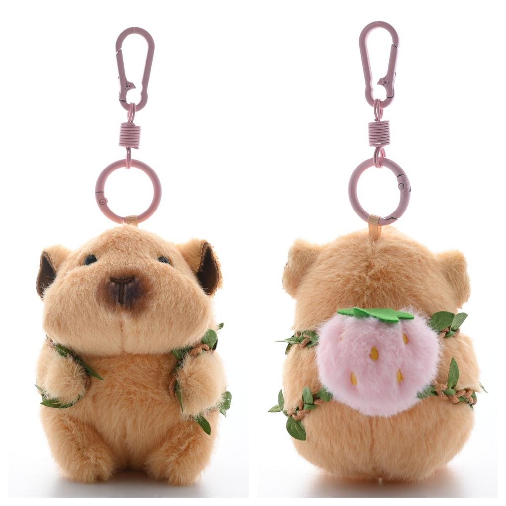Cute Doodle Dutch Pig Family Plush Keychain Fun Doll Pendant Soft Cute Hanging Ornaments