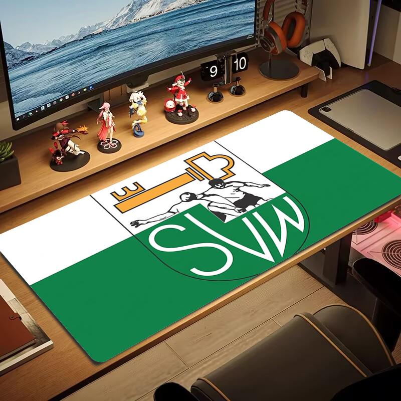 Sv Mouse Pad Large Gaming Table Cushion Nonslip Laptop Tablet Big Mousepad Xxl Mat Mini Pc Playmat With Lock Edge