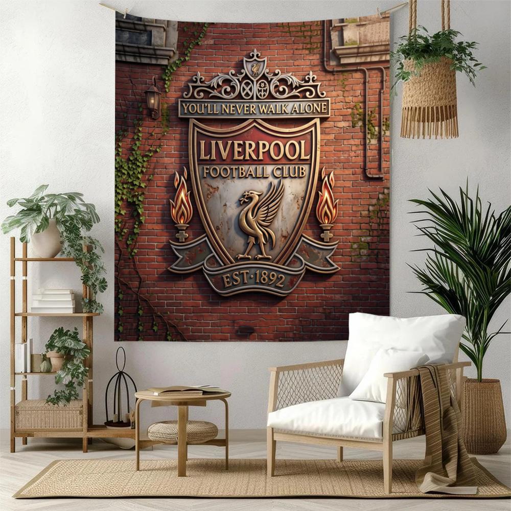Liverpool Football Club Nástěnná dekorace Gobelín Umění pro památku mazlíčka Narozeniny Svatba Pozadí pro párty Rodinný dárek
