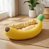 Fruit-shaped Pet Bed, Light Amber Color, Doghouse