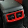 Red Rear Air Condition Outlet Vent Covers Trim fit for Dodge Challenger 2015-23