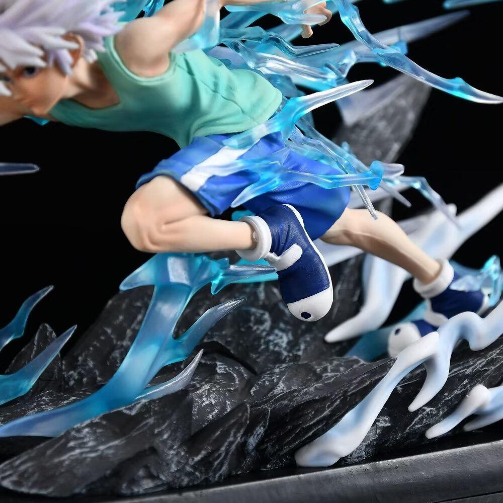 Hunter x Hunter Killua Zoldyck & Ging Freecss Sprinting Scene Figurine Ornament Gift.
