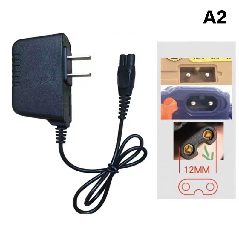 

{MX} 220V 110V Direct Charging Torch Light Charger Power Cord 10/12mm EU Plug Double Hole Charging Cable Flashlight Accessories