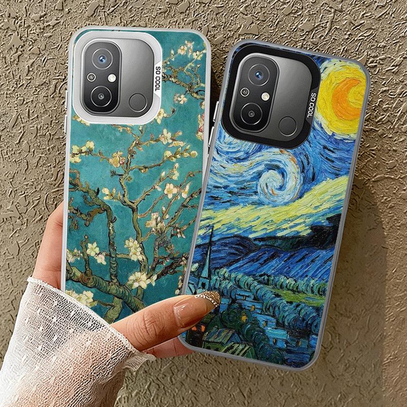 Van Gogh Oil Painting Aesthetics Shockproof Phone Case for Xiaomi Poco X7 X6 X5 X3 Pro F7 Ultra M8 Redmi 15C 15 14C 13C 12C 10C