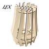 Handcrafted Floral Display for Shelf Wooden Puzzle Flower Vase, Stand Flowers or Durable Natural Material Holder Artificial Flowers, Decorative