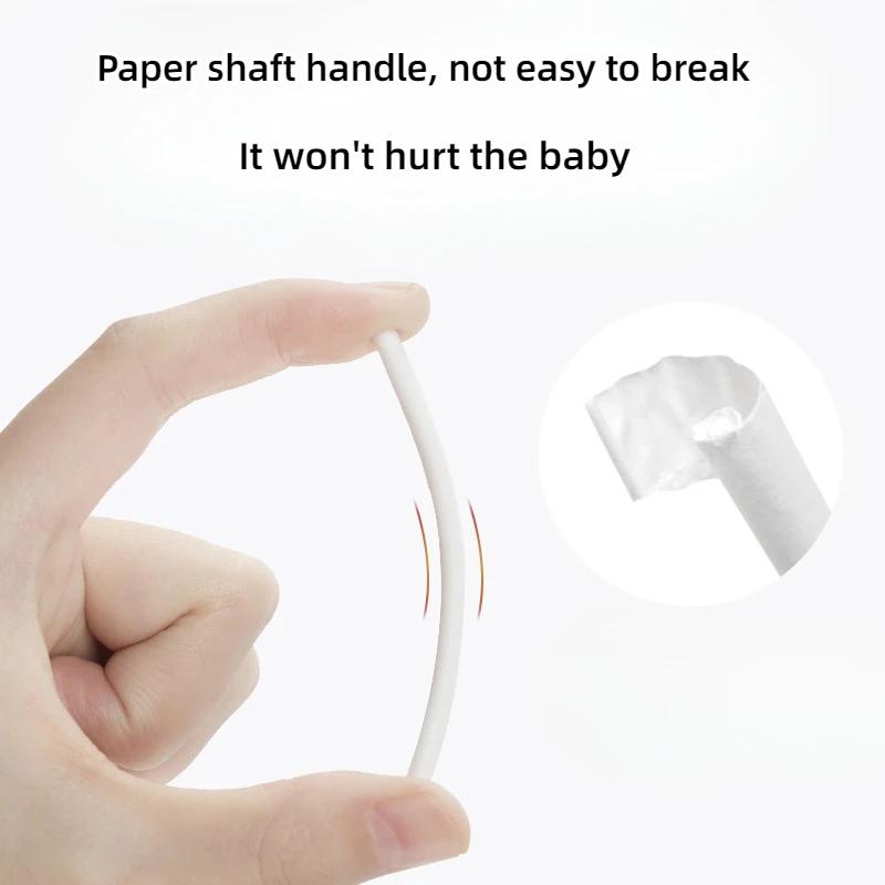10 Stück/Box Babyzahnputzbürste Neugeborenen Gaze Zungenbelagbürste Säuglingsreinigungsstäbchen Zahnpflege Einwegzahnbürste für Kinder
