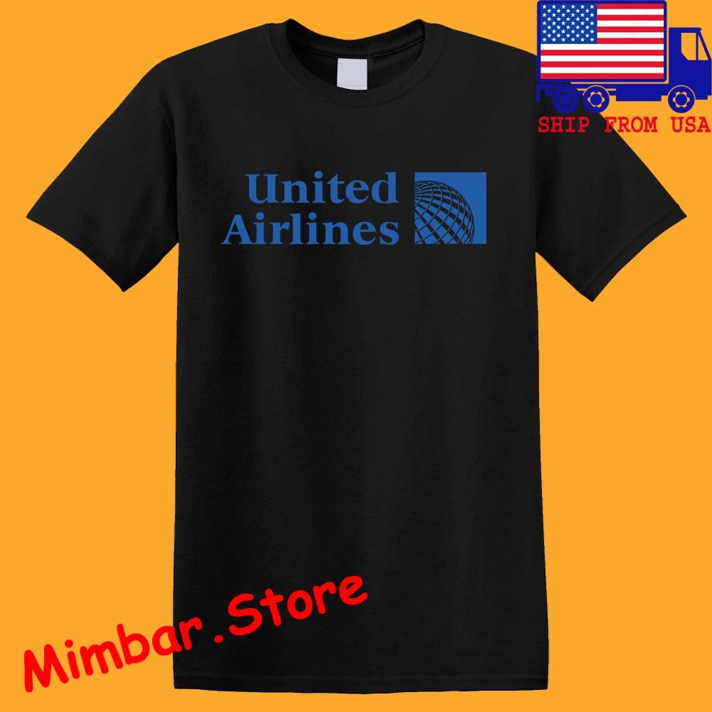 United Airlines Мужской Черный Размер S-5XL 3XL