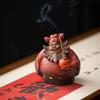 Creative Ceramic Incense Burner Holder Handmade Zen Decor for Home Living Room Tea Table Meditation Room Elegant
