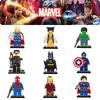 D818-898 Superhero Building Blocks High-quality Abs Plastic Diy Assembly Toy 9 Color Options 5cm Height