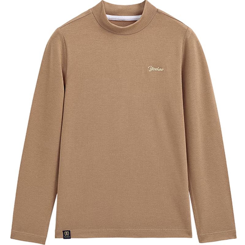 YEEHOO Kids  Long Sleeve Thermal Mock Neck Base Layer Tee 160