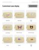 Striped Quilted Velvet Cosmetic Clutch Toiletry Bag - Autumn/Winter Edition