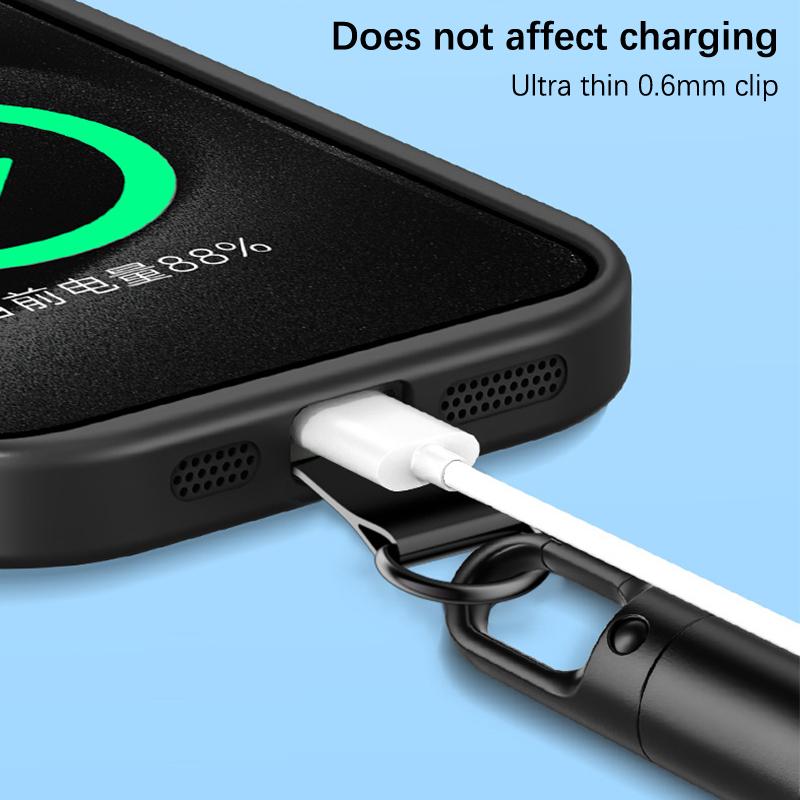 Smycz - Regulowany Pasek na Telefon Klips Uchwyt Do Wszystkich Etui na Telefon 7mm Grubości (Szyja & Ramię & Crossbody / Nadgarstek)