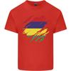 Torn Mauritius Flag Mauritians Day Football Unisexs Light Cotton TShirt