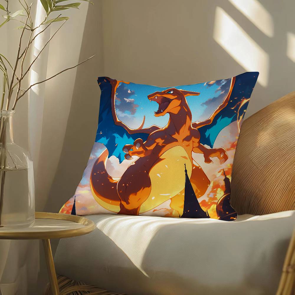 Pokemon Collector Edition Anime Plush Pillow Cover Soft Short Plush Cushion Cover For Sofa Bedroom Home Decor Gift