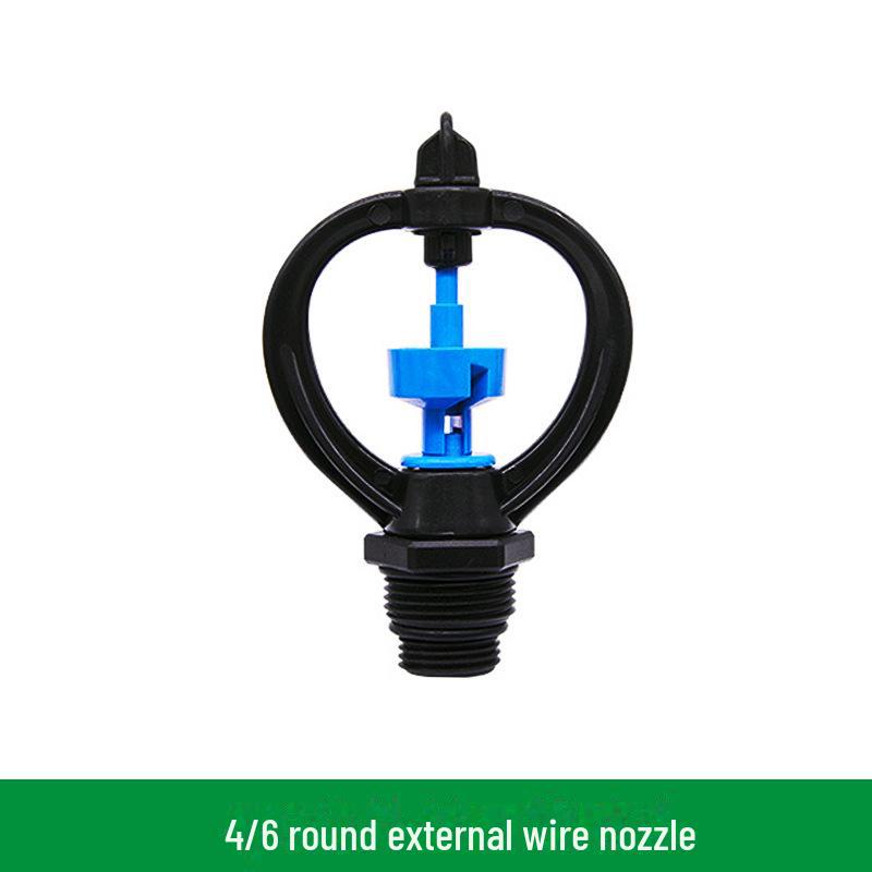 

Головка дождевального устройства 4 x 4/6 , универсальный резьбовой пластиковый диск для полива сада 4/6 round external wire nozzle