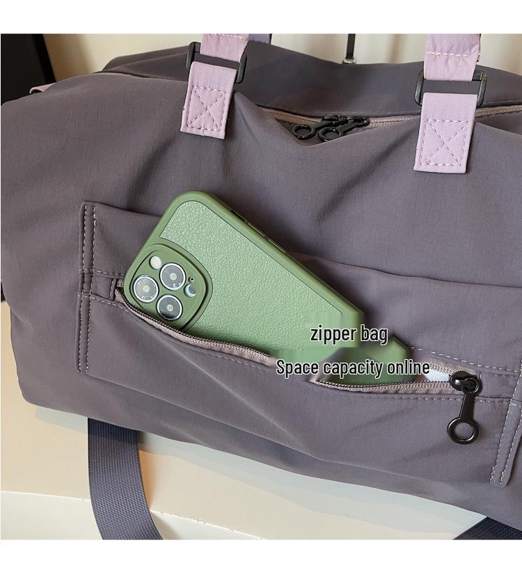 Modische Grenzüberschreitende Fitness-Tasche für Damen: Leichte Sport-Reisetasche mit Nass-/Trockentrennung.