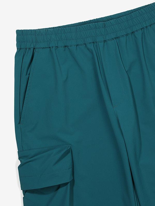 BBC EARTH Semi-Overfit Pocket Jogger Pants_Teal Green