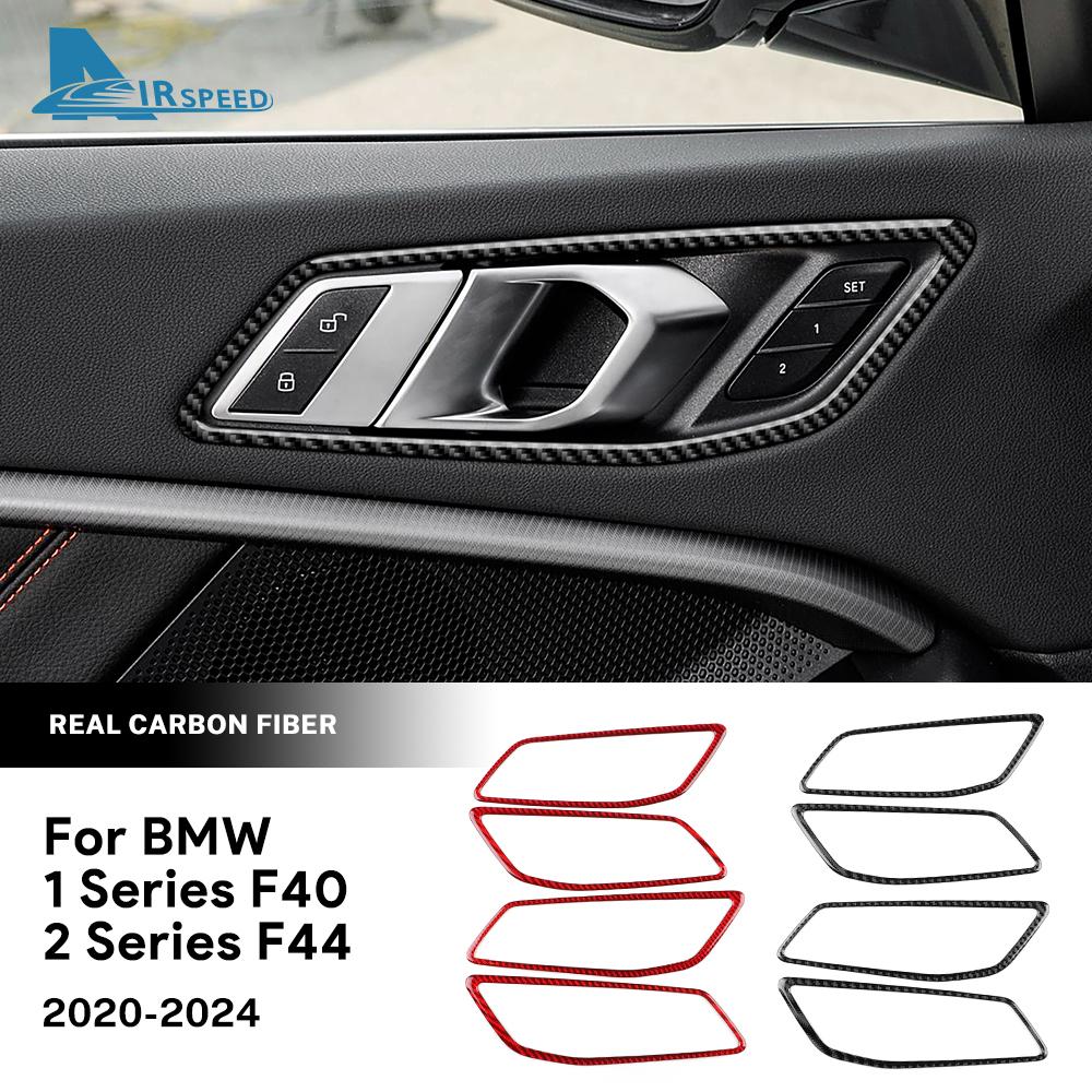 Carbon Fiber Style Interior Sticker for 1 2 Series F40 F44 2020-2024 Door Handle Area
