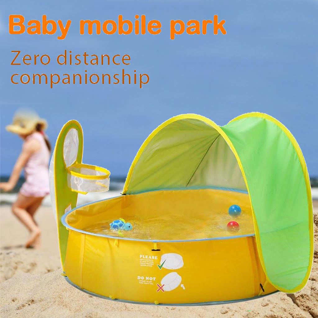 Bebe Piscine Baby Beach Tente Beach Tente Pour Bebe Avec Des Abris Solaires De Protection Uv Faire Des Achats En Ligne A Bas Prix Sur Joom