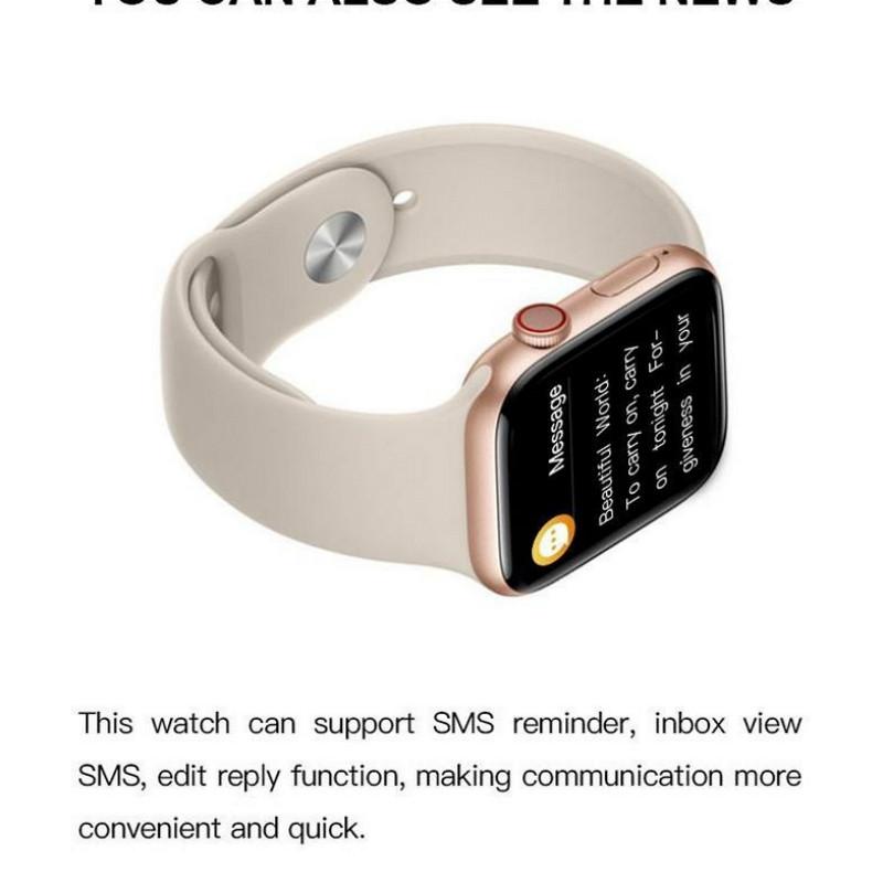 Buy T500 Bluetooth Call Smart Watch 44mm Series 5 Heart Rate Monitor Blood  Pressure for Android IOS at affordable prices — free shipping, real reviews  with photos — Joom