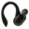 Bluetooth Headset Stereo IPX4 Waterproof USB Charging Single Ear Wireless Earpiece for Running Driving Black