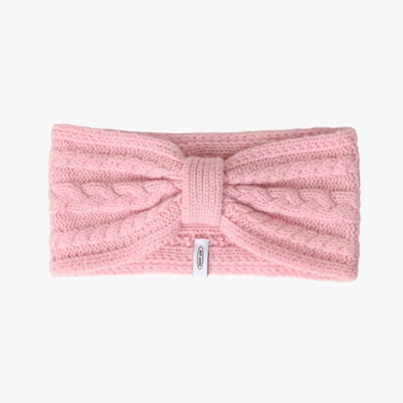 

mellotory 100% кашемировая кабельная повязка для волос (розовый) pink