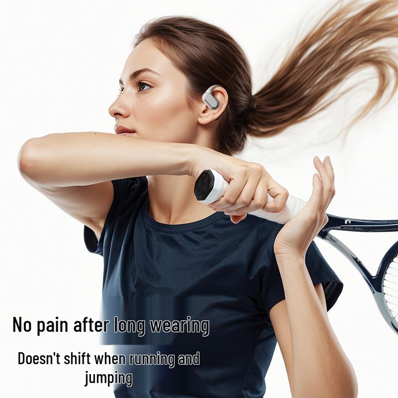 Kulak Kancalı ve Uzun Pil Ömrüne Sahip Dijital Ekranlı Kulak İçi Bluetooth Spor Kulaklıkları