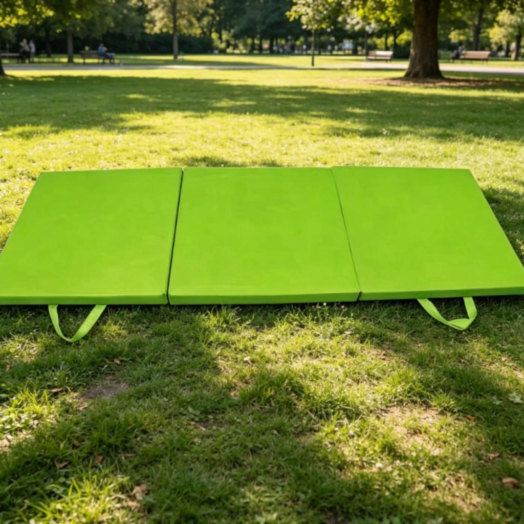 Tri-Fold Fitness Mat Easy to Carry Exercise Joint Support