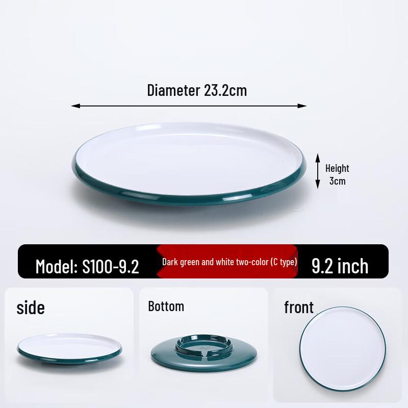 Commercial Melamine Round Serving Plate