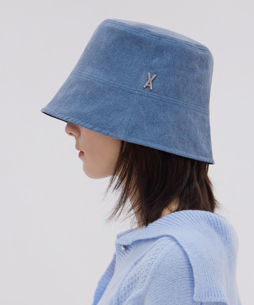 Bajal Va Studded Pigment Bucket Hat Blue