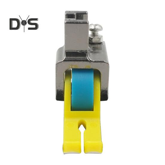 Rollsaum-Nähfuß für Nähmaschinen, unsichtbarer Reißverschluss, Saum-Nähfuß mit Rollsaumfuß für Heim- und Industrienäharbeiten