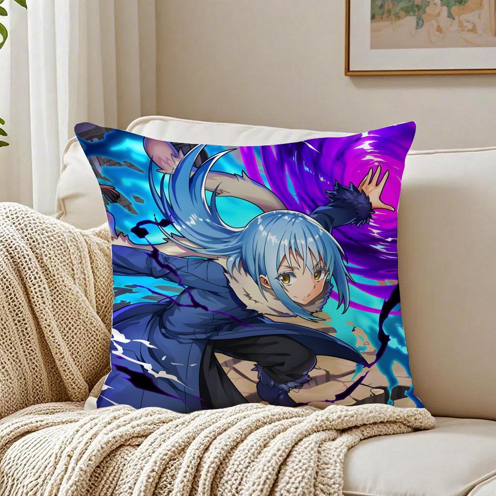 Anime That Time I Got Reincarnated as a Slime Kissenbezug Kissenhülle Milbenschutz Wohnzimmer Sofa Dekor Kissen Zimmer