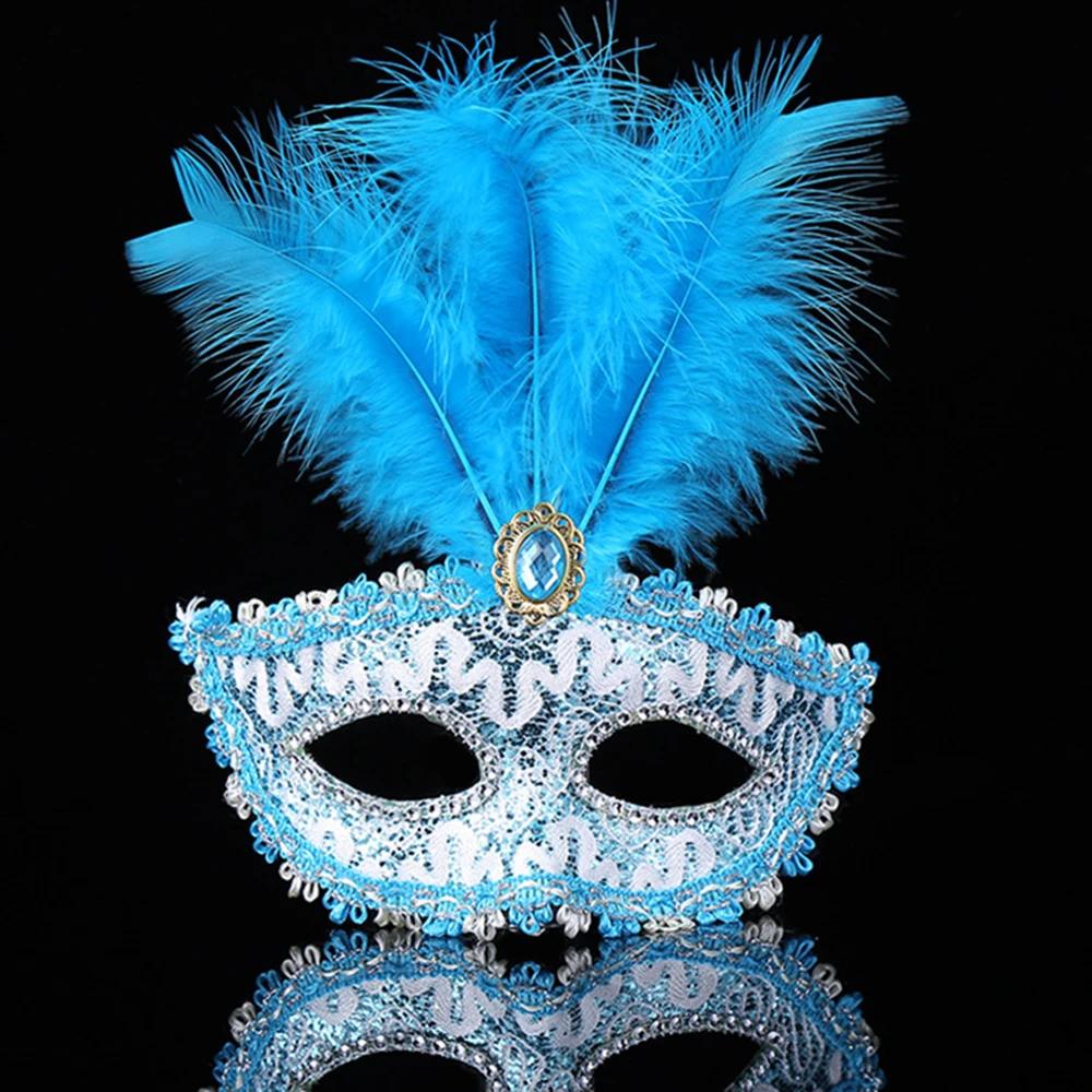 Itacazzo Accesorii Decorative Femei Festival Petrecere Vintage Mască de Ochi cu Pene Sexy Mască Bal Mascat