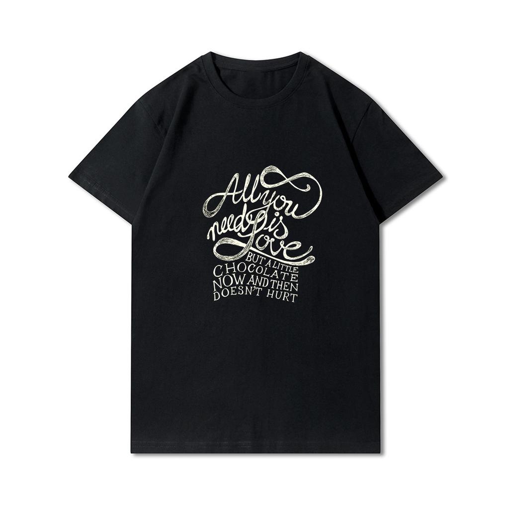 Anime 100 Muster Sommer-T-Shirts für Frauen Panda Tier bedruckt lässige Kurzarm-Oberteile 100 % Baumwolle Übergröße O-Ausschnitt T-Shirts