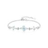 Star Luminous Four-Leaf Clover Bracelet: Luxury Hand Jewelry Gift for Girls & Best Friends
