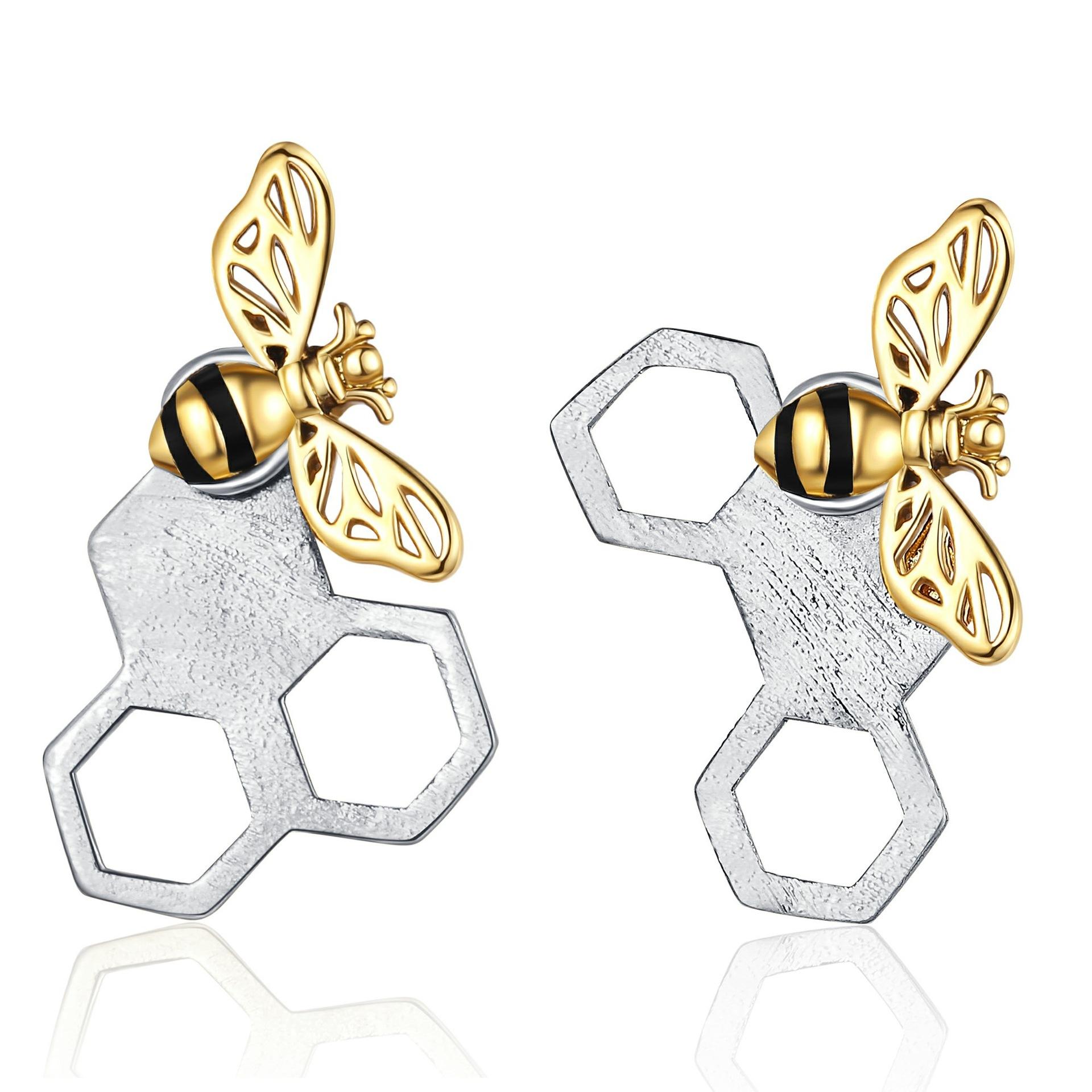 

Высококачественные серьги-пчелы Love Zircon Light Luxury Trend Уникальные милые и универсальные серьги