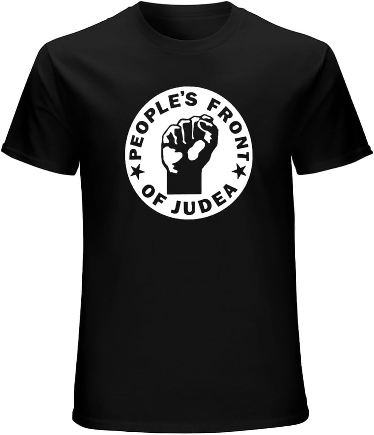 Men s Casual Shirt People s Front of Judea Inspired Life of Brian Cult Movie Film Mens T-Shirt 4XL чёрный