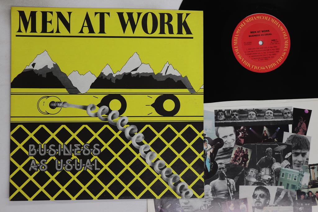 LP Record MEN AT WORK - Business As Usual FC37978 COLUMBIA 1981 US Rock Used