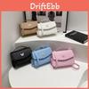 Chic And Versatile Medium Sized Shoulder Bag With Butterfly Lock Design For Fall And Winter