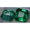 Natural Green Emerald Loose Gemstone Pair of Square Cut 19 ct for Jewelry Making and Gem Collections